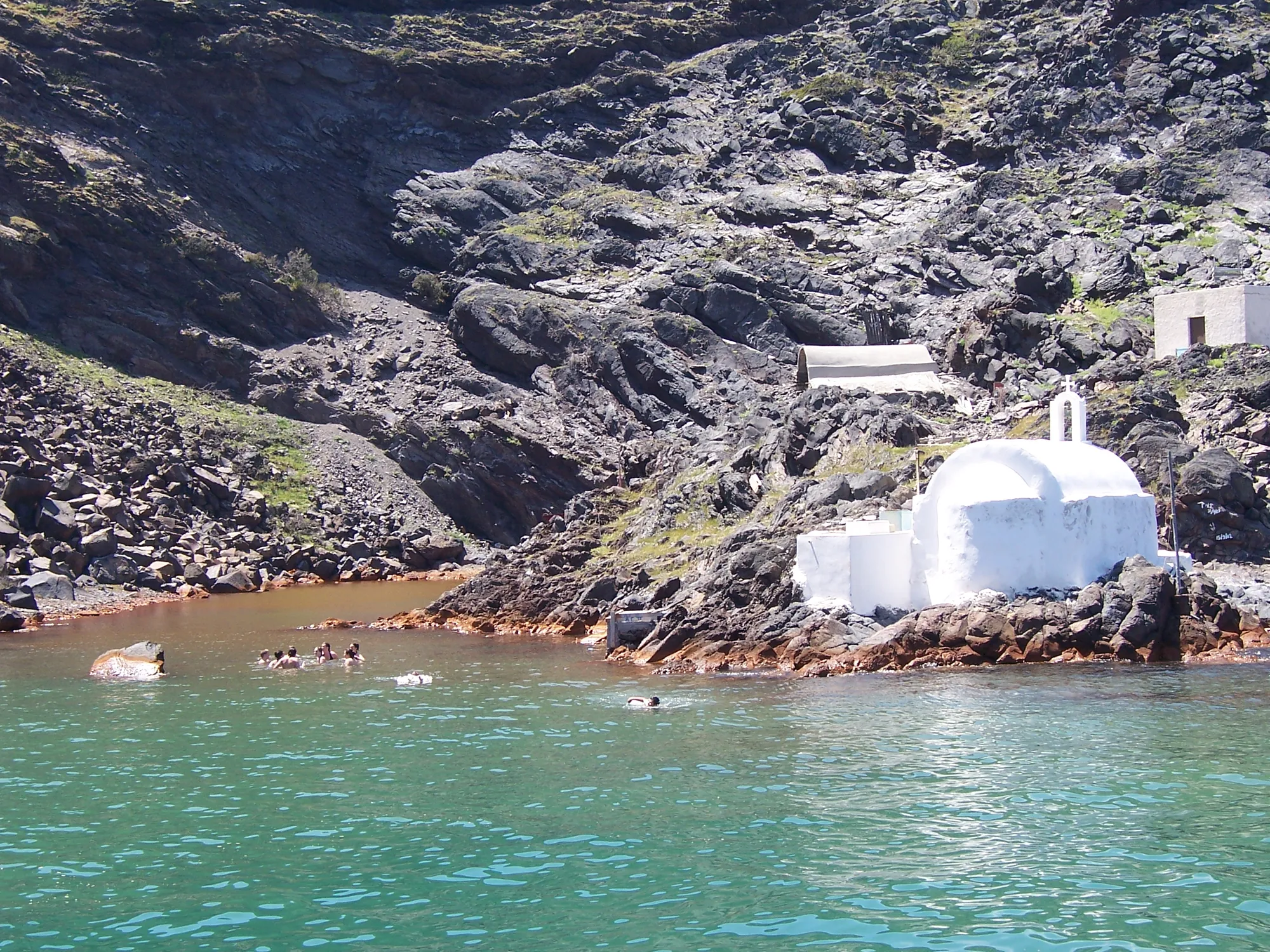 Palea Kameni hot springs